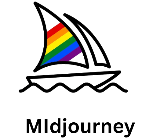 logo midjourney transparent v2