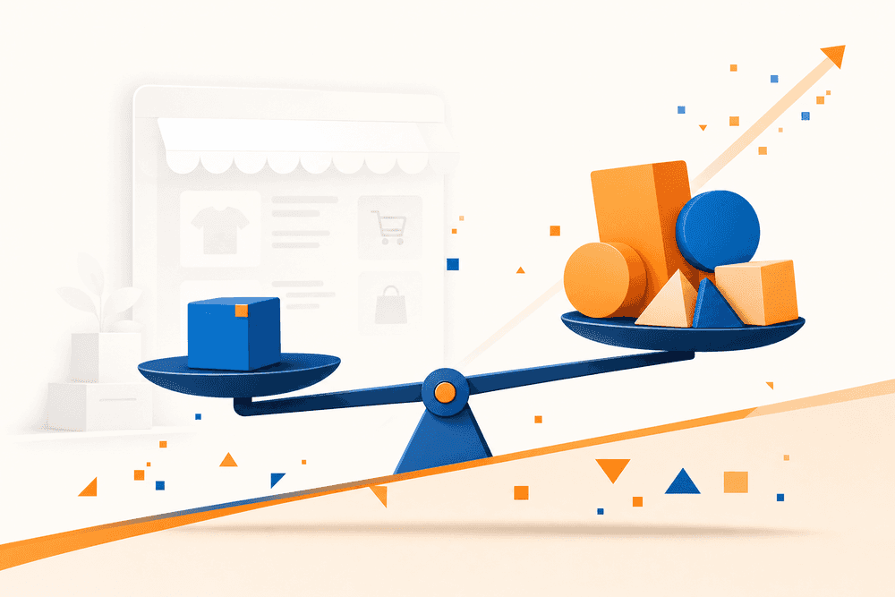 Balance déséquilibrée entre plugin WooCommerce léger et coûts variés pour un site marchand WordPress, illustrant woocommerce prix.